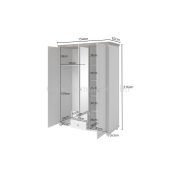 EVORA gardróbszekrény