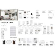 AZTECA TRIO komód vitrin