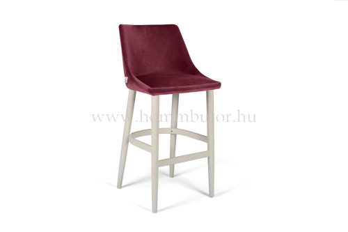 BRUNO bárszék fa lábbal (78 cm)