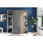 BERGAMO tolóajtós gardróbszekrény