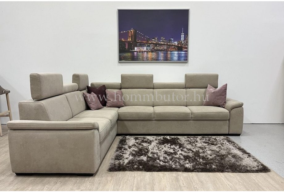 BORMIO  L- alakú sarok ülőgarnitúra