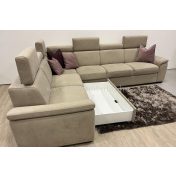 BORMIO  L- alakú sarok ülőgarnitúra