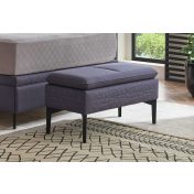 BOTANIC franciaágy, ülőkével, éjjeliszekrénnyel