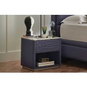 BOTANIC franciaágy, ülőkével, éjjeliszekrénnyel