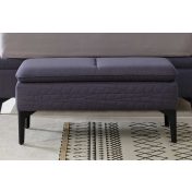 BOTANIC franciaágy, ülőkével, éjjeliszekrénnyel