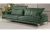 GALLA CHESTER chesterfield tűzött 3 üléses kanapé 245x110 cm