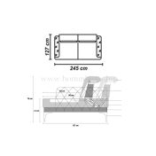 GALLA CHESTER kanapé 