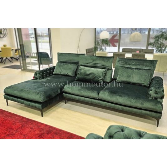 Galla chester L-alakú sarok ülőgarnitúra