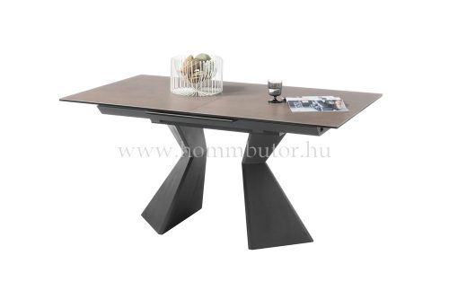 CRUZ kerámialapos bővíthető étkezőasztal 160/210x90 cm