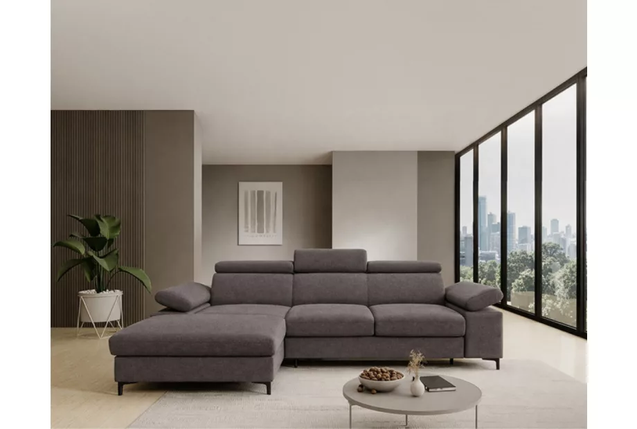 DOLMEN L-alakú  sarok ülőgarnitúra 