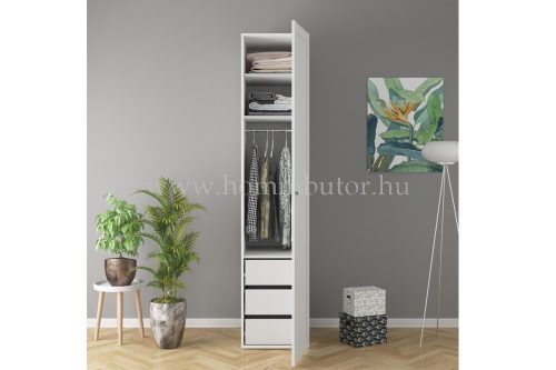 FLEX elemes nyílóajtós gardróbszekrény 50x240 cm