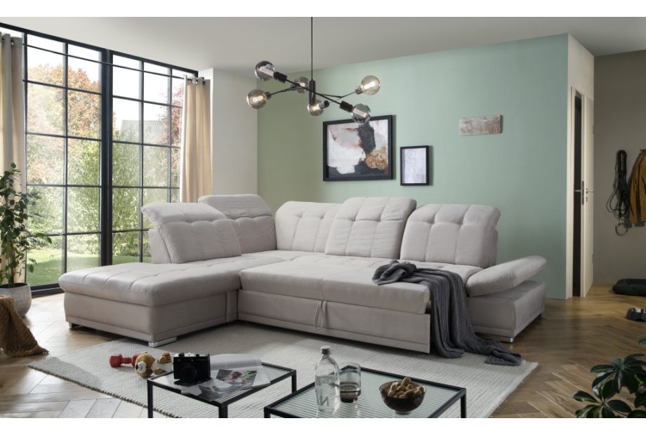 CANNES L-alakú sarok ülőgarnitúra