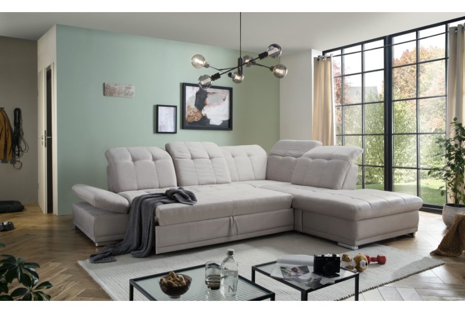 CANNES L-alakú sarok ülőgarnitúra