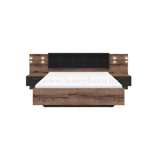 KASSEL Franciaágy ágyneműtartóval, ágyráccsal