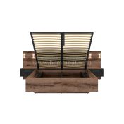 KASSEL Franciaágy ágyneműtartóval, ágyráccsal