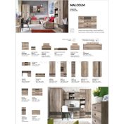 MALCOLM faliszekrény