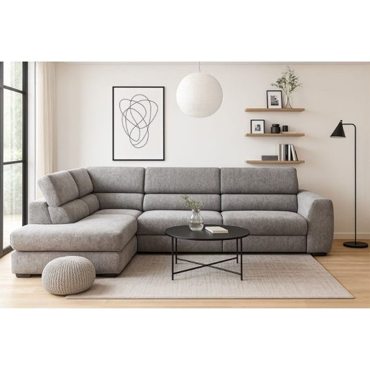 MEMPHIS L-alakú sarok ülőgarnitúra