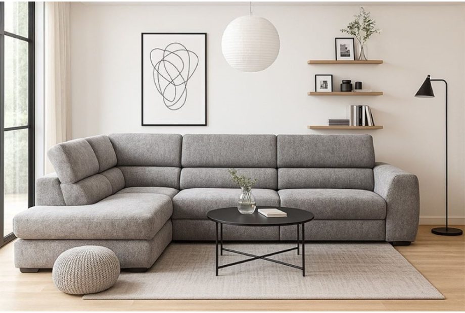 MEMPHIS L-alakú sarok ülőgarnitúra