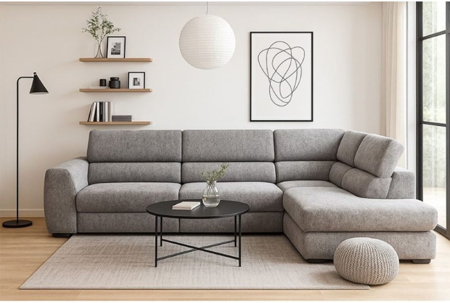 MEMPHIS L-alakú sarok ülőgarnitúra
