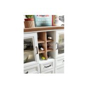 Jasmin vitrines szekrény bortartóval