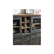Jasmin vitrines szekrény bortartóval