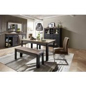 Jasmin vitrines szekrény bortartóval