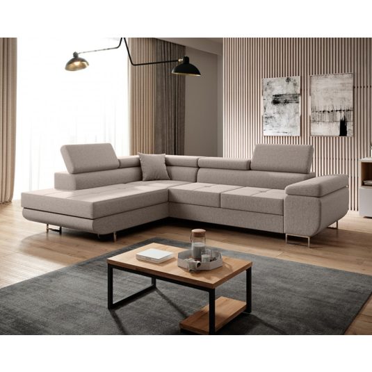 MILAN L-alakú sarok ülőgarnitúra