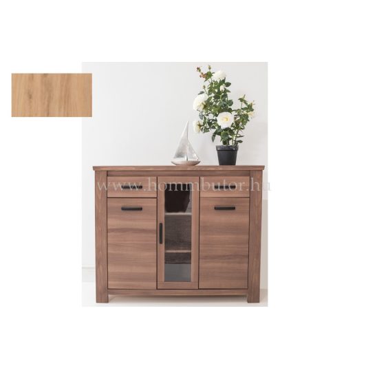 MODENA komód vitrin tölgyből