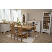 MODENA komód vitrin tölgyből