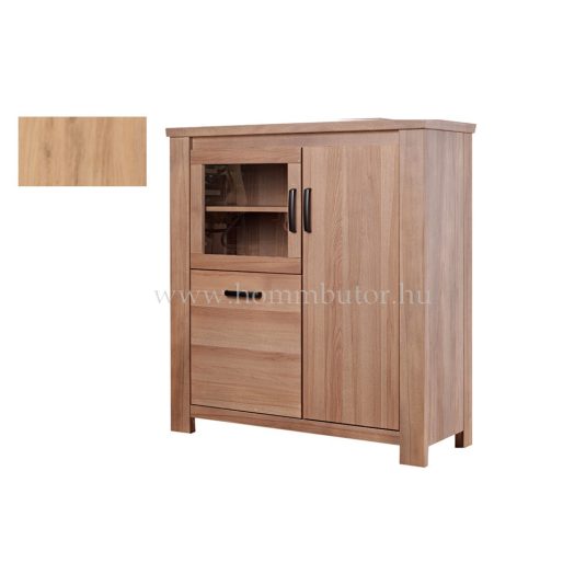 MODENA komód vitrin tölgyből