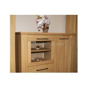 MODENA komód vitrin tölgyből