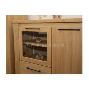 MODENA komód vitrin tölgyből