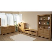 MODENA komód vitrin tölgyből