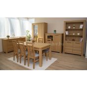 MODENA komód vitrin tölgyből