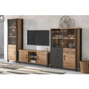 OLIN vitrines szekrény