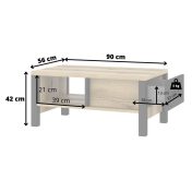 OLIN dohányzóasztal