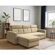 Novel L-alakú sarok ülőgarnitúra