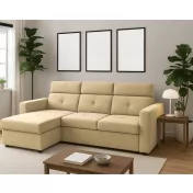 Novel L-alakú sarok ülőgarnitúra