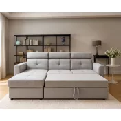 Novel L-alakú sarok ülőgarnitúra