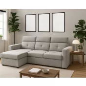 Novel L-alakú sarok ülőgarnitúra