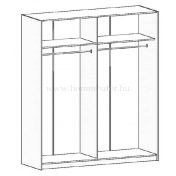 ORIANA gardróbszekrény