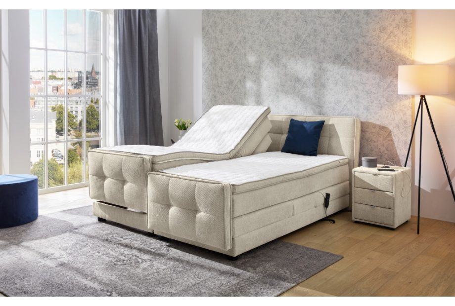 PARMA Motoros boxspring franciaágy 180x200 cm