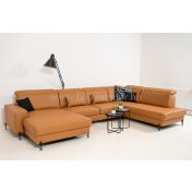 RAMON  U-alakú bőr ülőgarnitúra