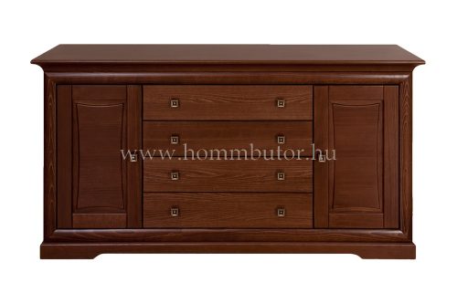 ROSSINI komód 2 ajtós 4 fiókos 180x93 cm
