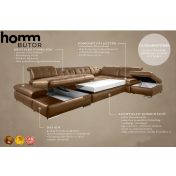 SANTA MARIA  L- alakú sarok ülőgarnitúra