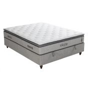 SAKIRI komplett boxspring franciaágy matraccal