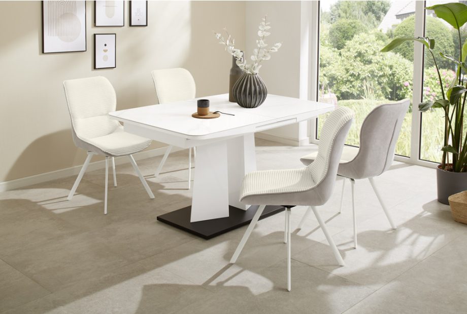 SCOTLAND Bővíthatő kerámia étkezőasztal