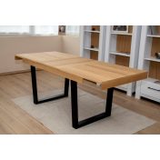 TIVOLI Bővíthető étkezőasztal tölgy furnérral