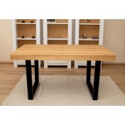 TIVOLI Bővíthető étkezőasztal tölgy furnérral