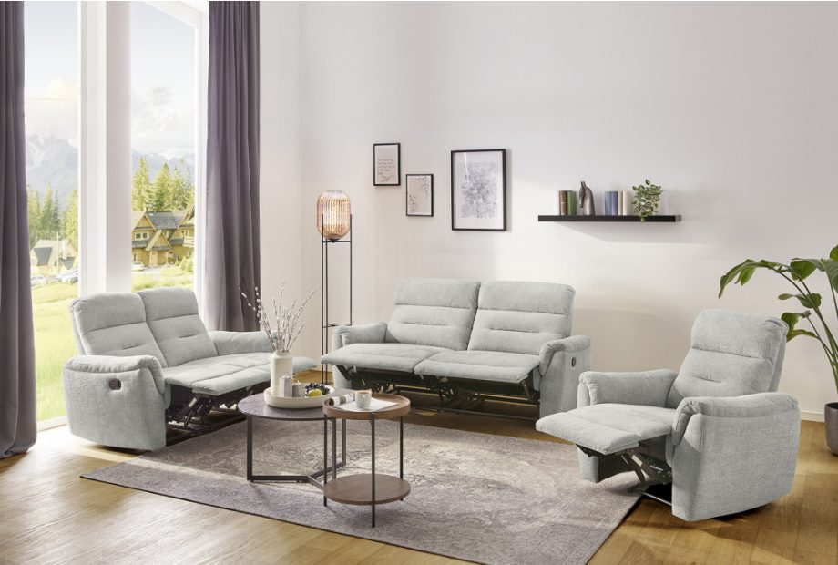 JUTA 3-2-1 dupla rugós relax ülőgarnitúra